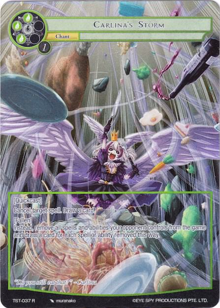Carlina's Storm (Full Art), The Seventh TST-037