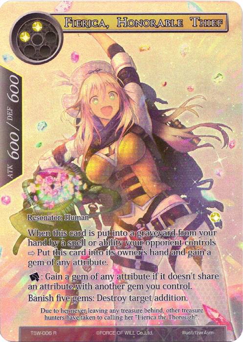 Fierica, Honorable Thief (Full Art), The Time Spinning Witch TSW-006