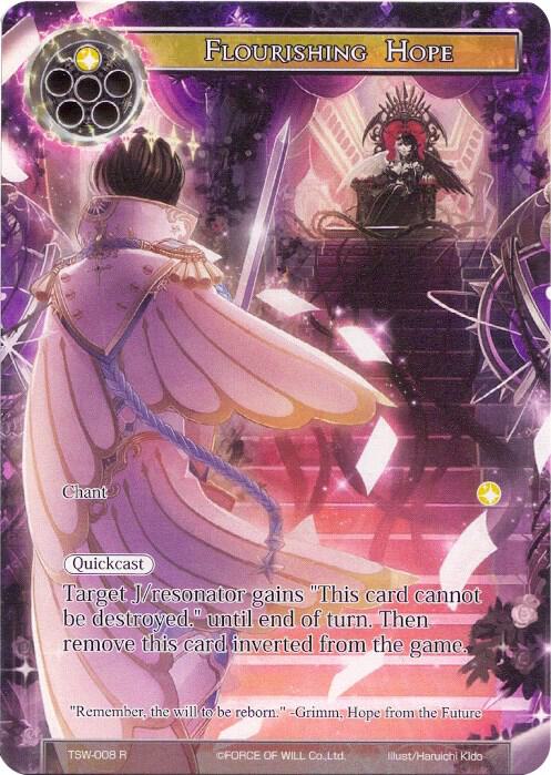 Flourishing Hope // Burgeoning Despair (Full Art), The Time Spinning Witch TSW-008