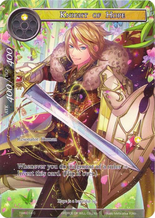 Knight of Hope // Knight of Despair (Full Art), The Time Spinning Witch TSW-014