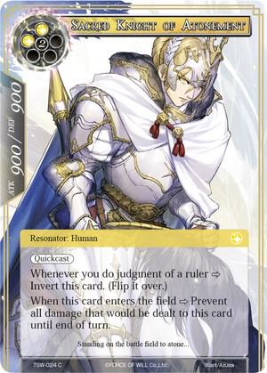 Sacred Knight of Atonement // Dark Knight of Conviction, The Time Spinning Witch TSW-024