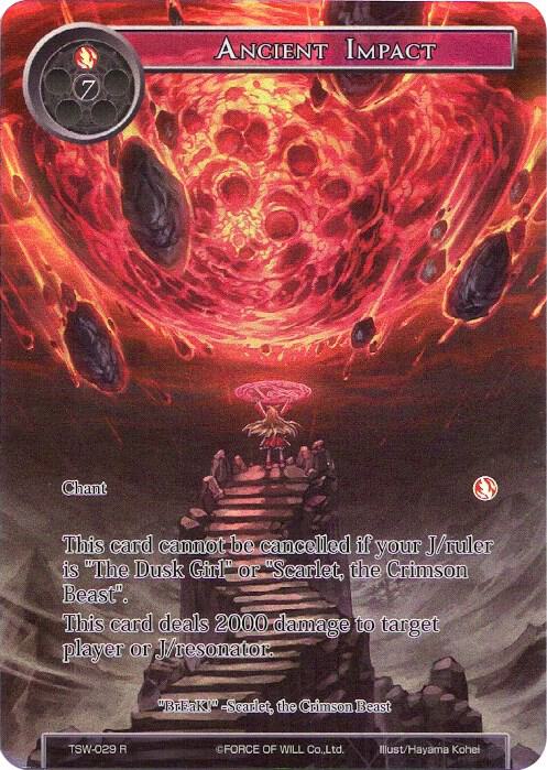 Ancient Impact (Full Art), The Time Spinning Witch TSW-029
