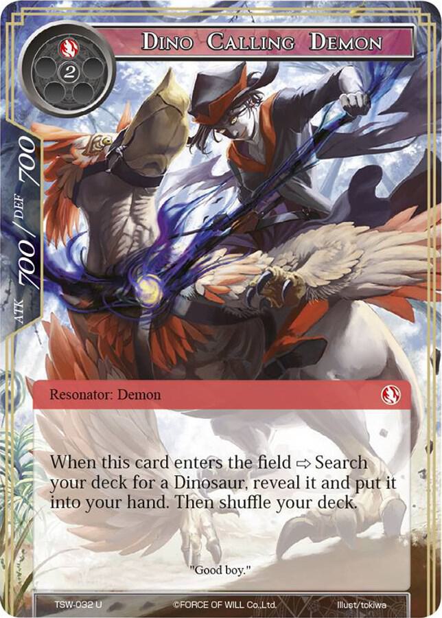 Dino Calling Demon, The Time Spinning Witch TSW-032