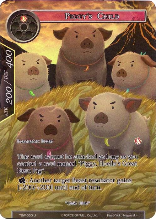 Piggy's Child (Full Art), The Time Spinning Witch TSW-050
