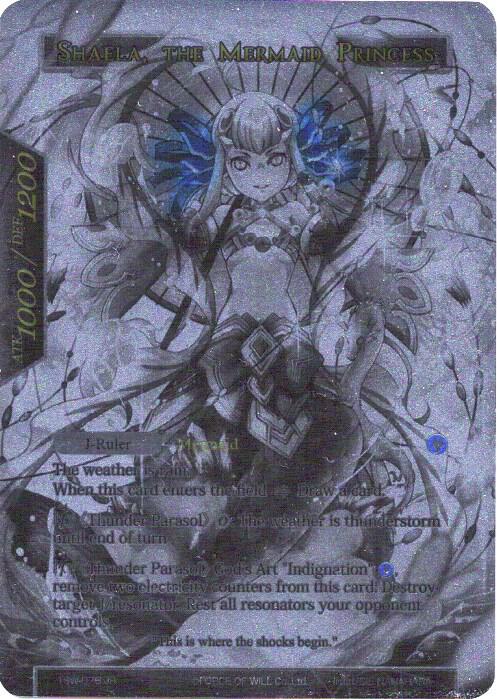 Shaela // Shaela, the Mermaid Princess (Alternate Art) (Uber Rare), The Time Spinning Witch TSW-076