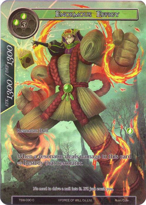 Enormous Effigy (Full Art), The Time Spinning Witch TSW-090
