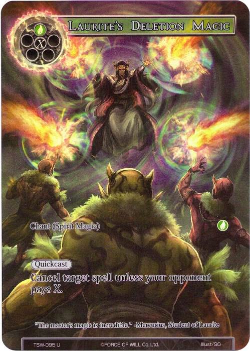 Laurite's Deletion Magic (Full Art), The Time Spinning Witch TSW-095