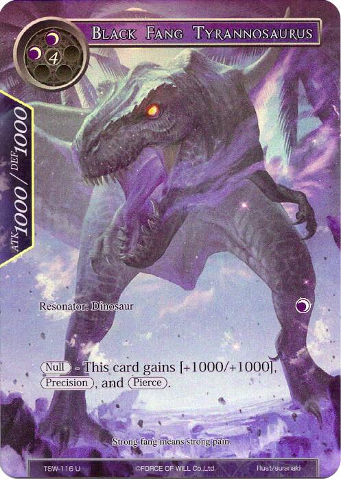 Black Fang Tyrannosaurus (Full Art), The Time Spinning Witch TSW-116