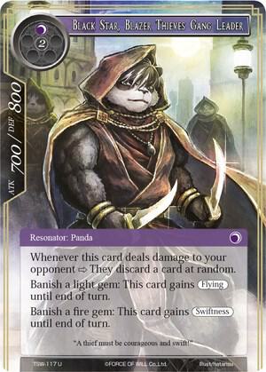Black Star, Blazer Thieves Gang Leader, The Time Spinning Witch TSW-117