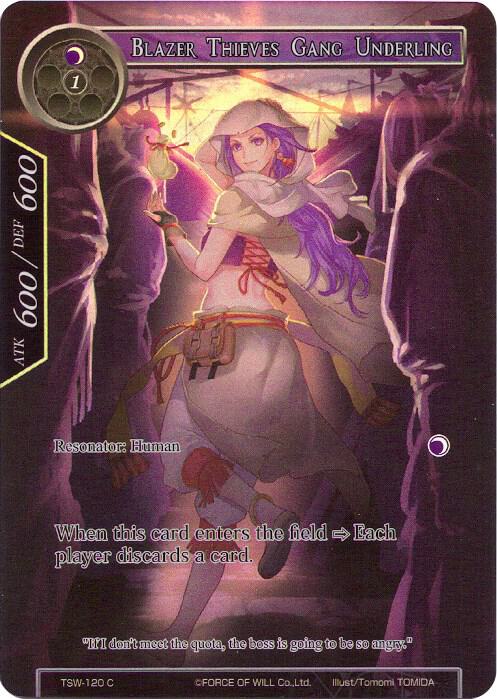 Blazer Thieves Gang Underling (Full Art), The Time Spinning Witch TSW-120