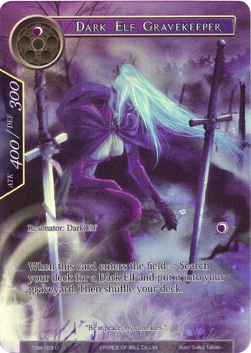 Dark Elf Gravekeeper (Full Art), The Time Spinning Witch TSW-123