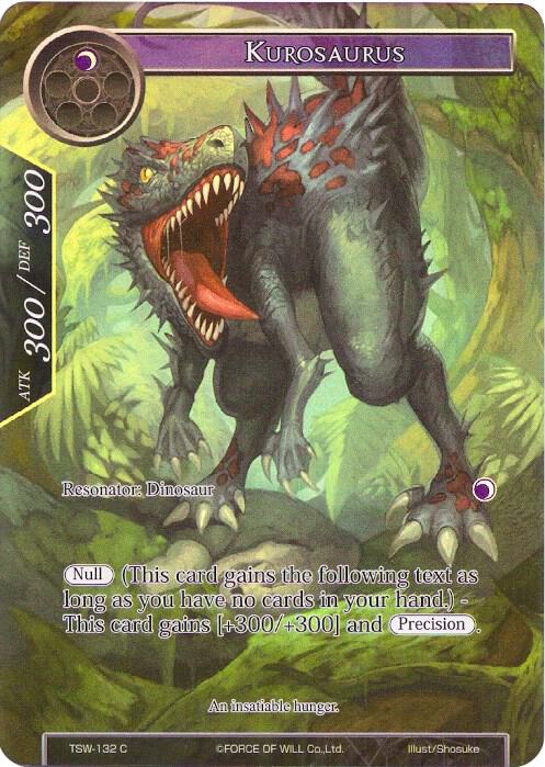 Kurosaurus (Full Art), The Time Spinning Witch TSW-132