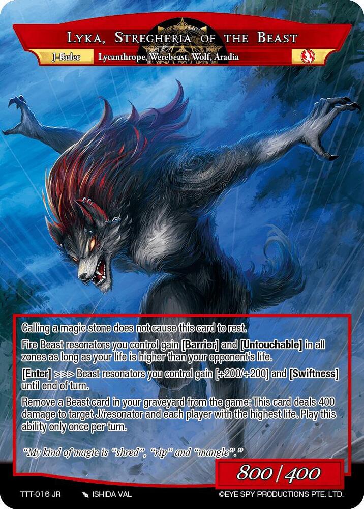 Lyka, Stregheria of Beasts // Lyka, Stregheria of the Beast, Thoth of the Trinity TTT-016 JR