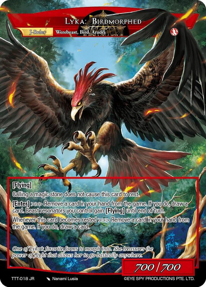 Lyka: Birdmorphed, Thoth of the Trinity TTT-018 JR