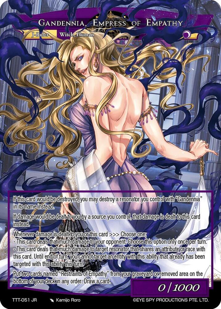 Gandennia, Witch of Sympathy // Gandennia, Empress of Empathy, Thoth of the Trinity TTT-051 JR