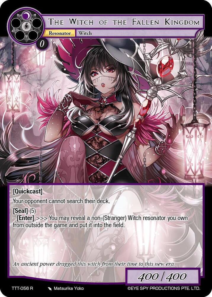 The Witch of the Fallen Kingdom, Thoth of the Trinity TTT-056 R