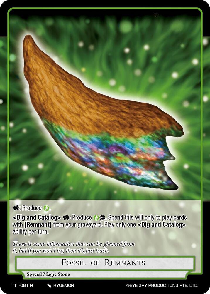Fossil of Remnants, Thoth of the Trinity TTT-081 N