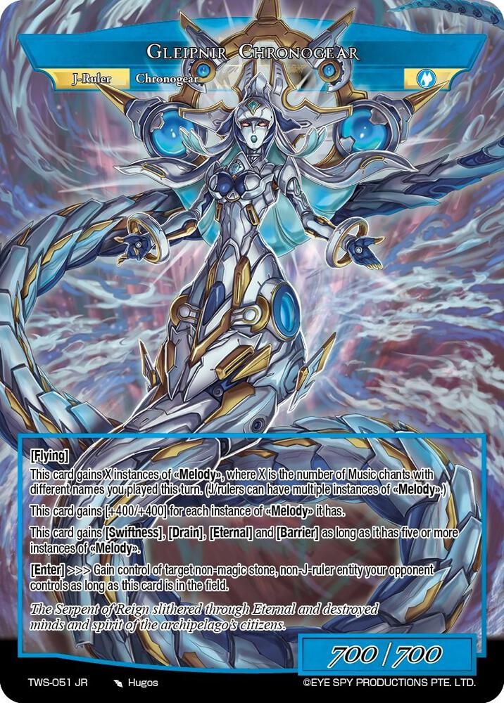Summon the Serpent of Reign! // Gleipnir Chronogear, The War of the Suns TWS-051 JR