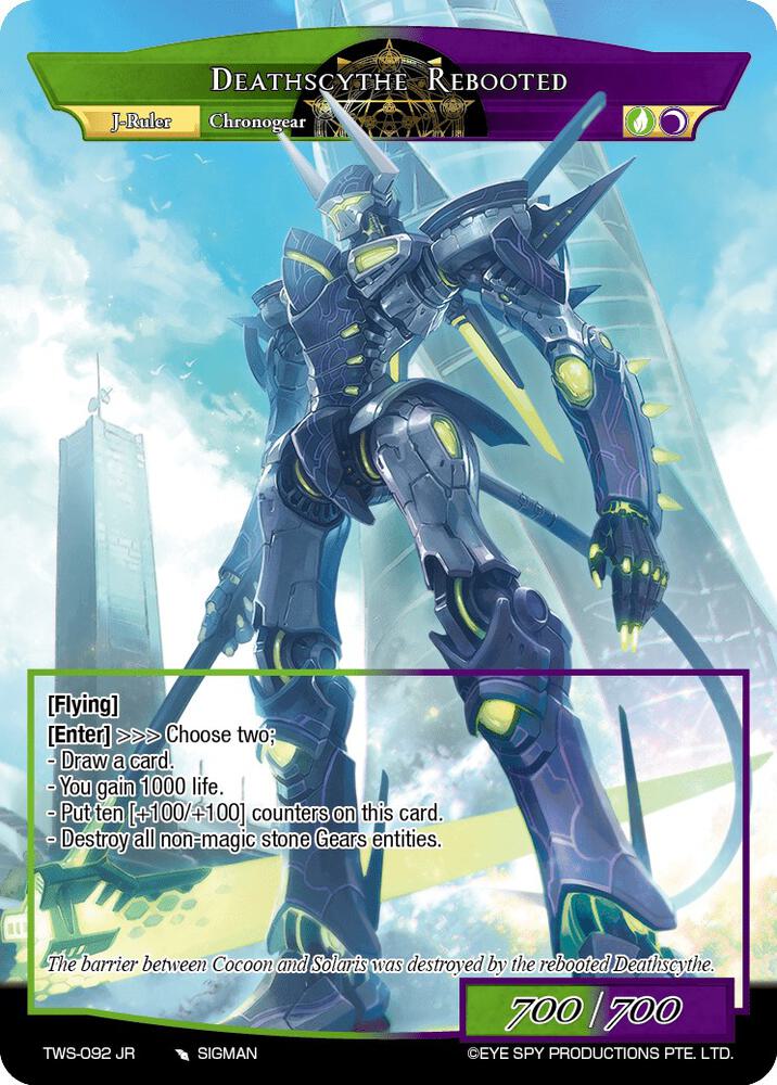 Repairing the Deathscythe // Deathscythe Rebooted, The War of the Suns TWS-092 JR
