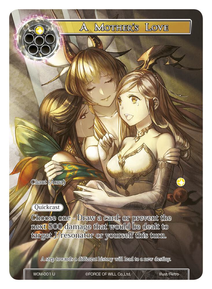 A Mother's Love (Full Art), Winds of the Ominous Moon WOM-001