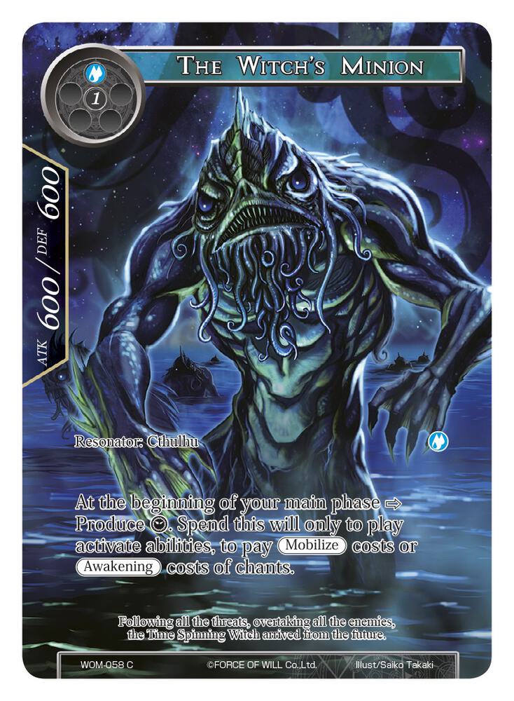 The Witch's Minion (Full Art), Winds of the Ominous Moon WOM-058