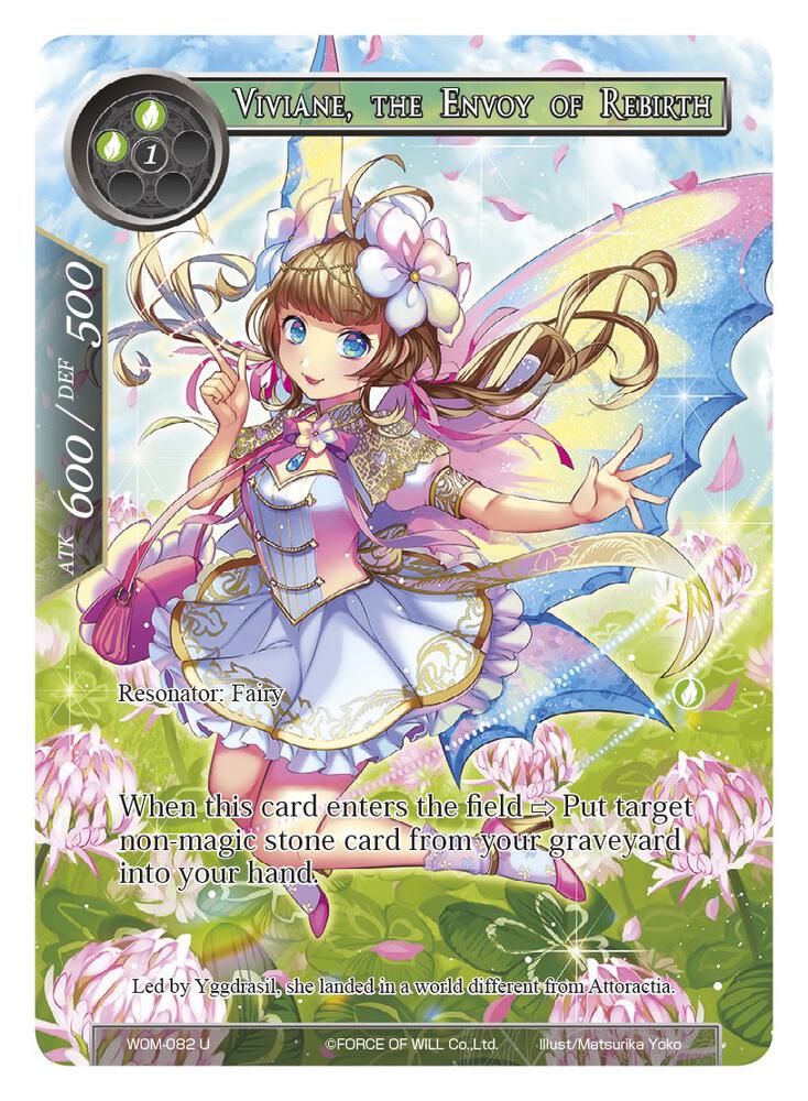 Viviane, the Envoy of Rebirth (Full Art), Winds of the Ominous Moon WOM-082