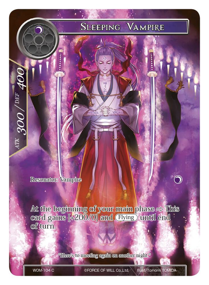 Sleeping Vampire (Full Art), Winds of the Ominous Moon WOM-104