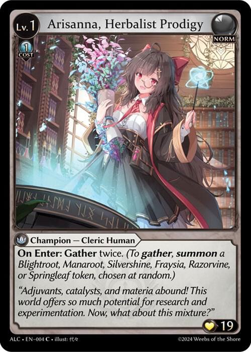 Arisanna, Herbalist Prodigy, Alchemical Revolution 004