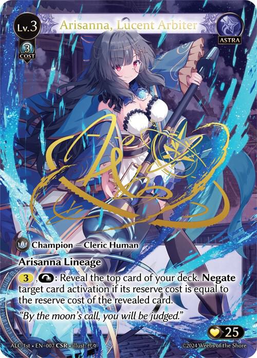 Arisanna, Lucent Arbiter (CSR) (ALC1E), Alchemical Revolution 007