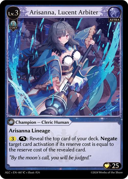 Arisanna, Lucent Arbiter, Alchemical Revolution 007