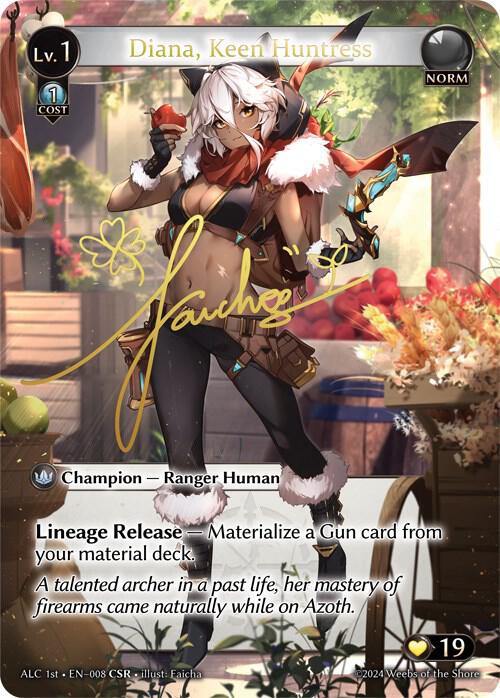 Diana, Keen Huntress (CSR) (ALC1E), Alchemical Revolution 008