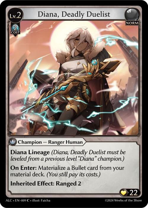 Diana, Deadly Duelist, Alchemical Revolution 009