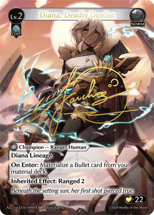 Diana, Deadly Duelist (CSR) (009A) (ALC1E), Alchemical Revolution 009A