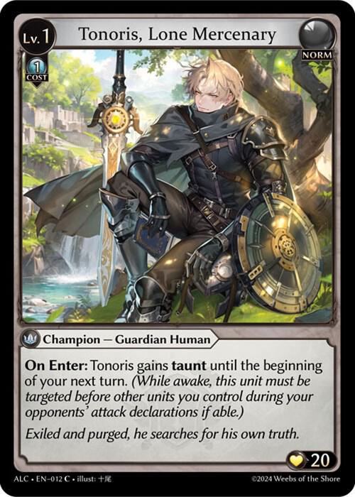 Tonoris, Lone Mercenary, Alchemical Revolution 012