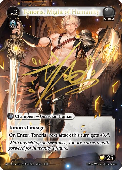 Tonoris, Might of Humanity (CSR) (013B) (ALC1E), Alchemical Revolution 013B
