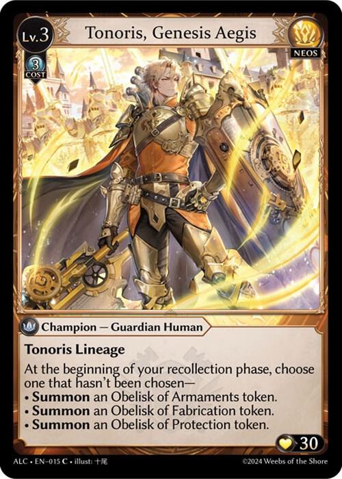 Tonoris, Genesis Aegis, Alchemical Revolution 015