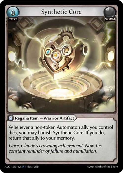 Synthetic Core, Alchemical Revolution 028