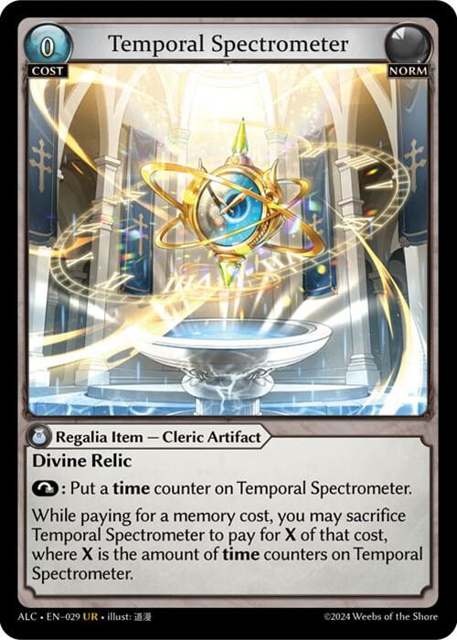 Temporal Spectrometer, Alchemical Revolution 029