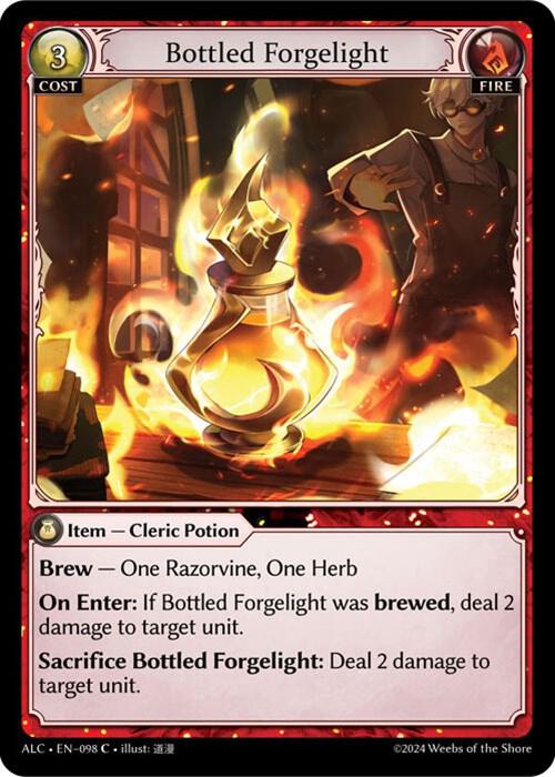 Bottled Forgelight, Alchemical Revolution 098
