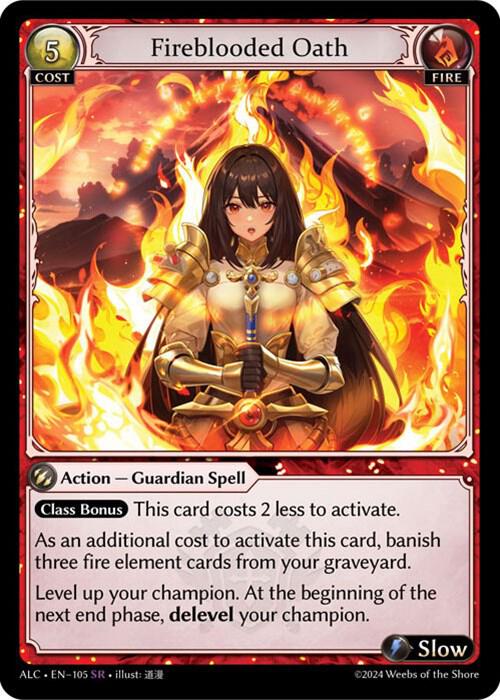 Fireblooded Oath, Alchemical Revolution 105