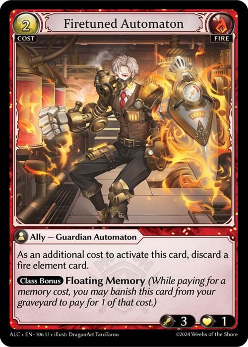 Firetuned Automaton, Alchemical Revolution 106