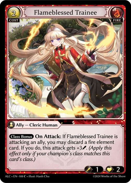 Flameblessed Trainee, Alchemical Revolution 108