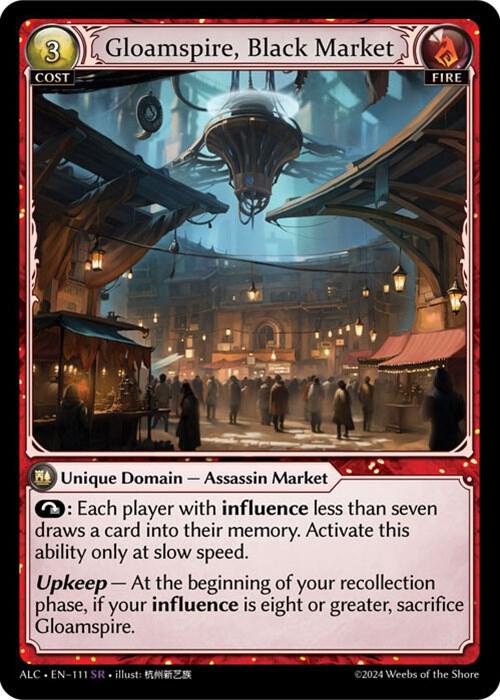 Gloamspire, Black Market, Alchemical Revolution 111