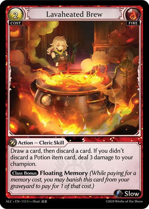 Lavaheated Brew, Alchemical Revolution 113
