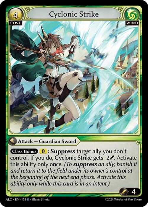 Cyclonic Strike, Alchemical Revolution 155