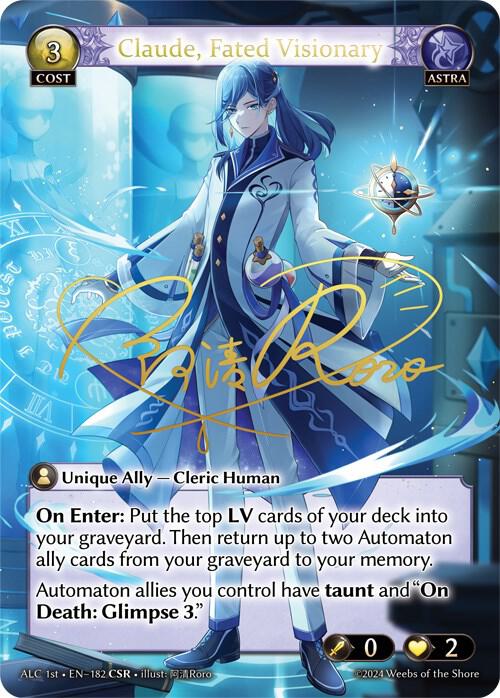 Claude, Fated Visionary (CSR) (ALC1E), Alchemical Revolution 182