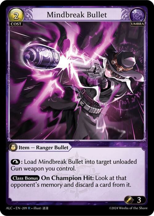 Mindbreak Bullet, Alchemical Revolution 209