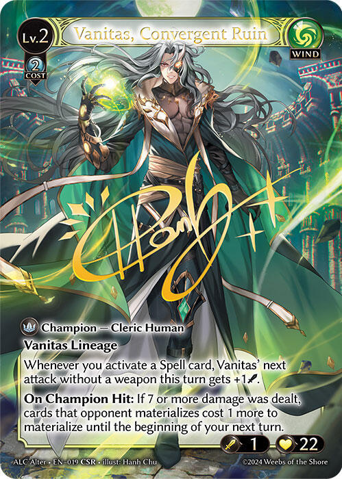 Vanitas, Convergent Ruin (CSR), Alchemical Revolution Alter Edition 019