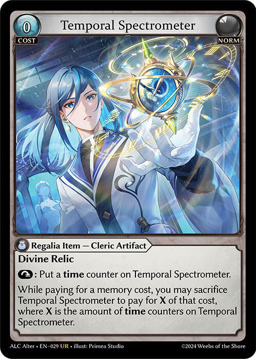 Temporal Spectrometer, Alchemical Revolution Alter Edition 029