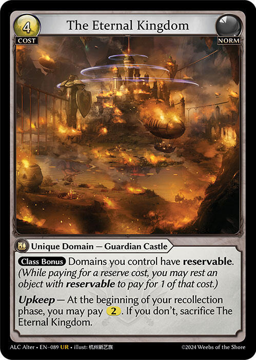 The Eternal Kingdom, Alchemical Revolution Alter Edition 089